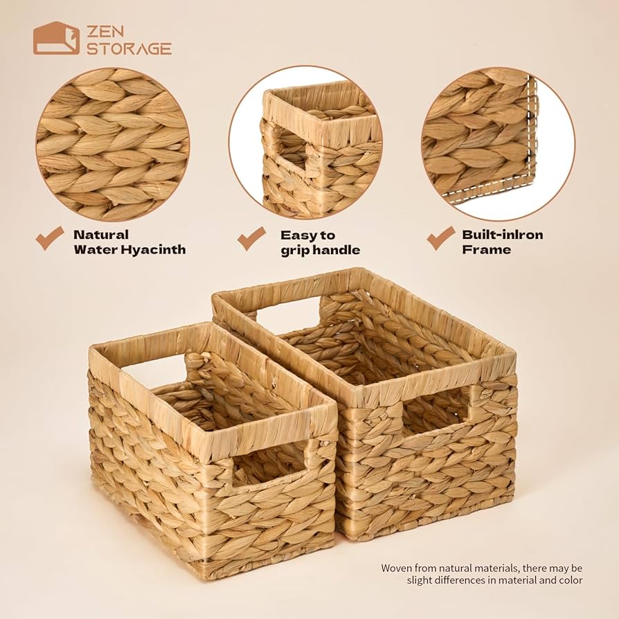 Amazon.com: ZenStorage Wicker Storage Basket, Hand-Woven